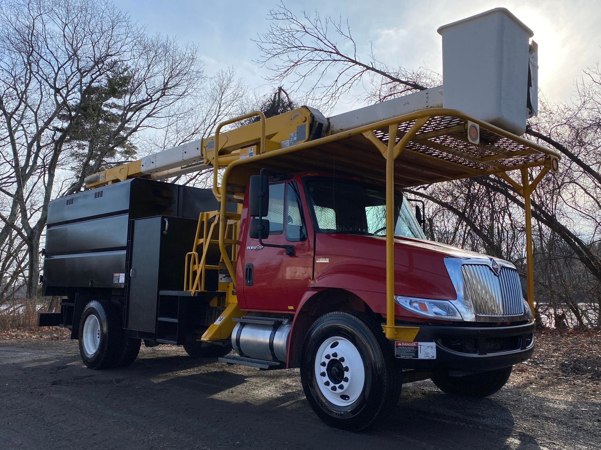 2014 International 4300 Terex Forestry Bucket Truck Platinum Truck