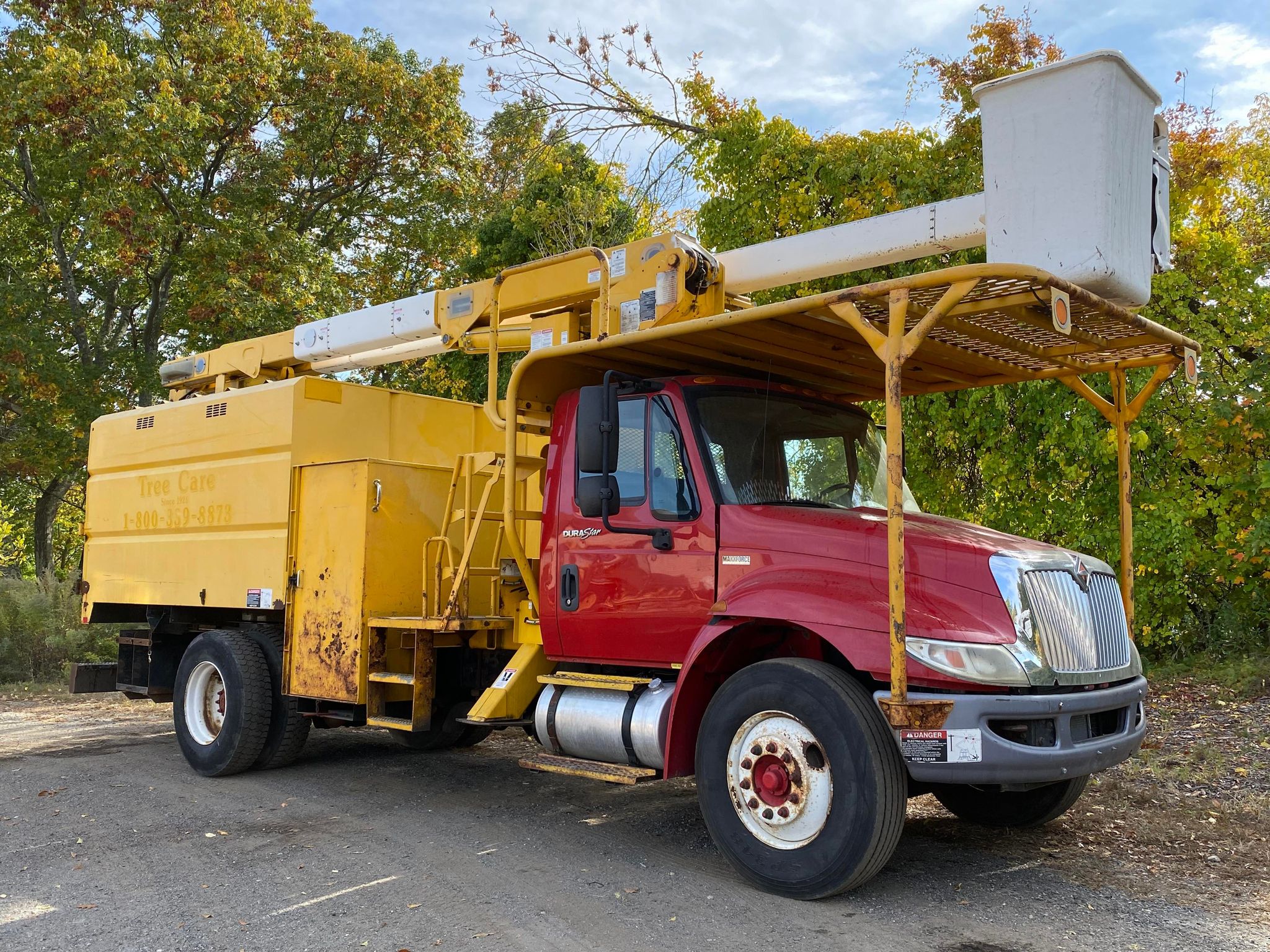 2013 International 4300 Terex Xt60 Forestry Bucket Truck Platinum