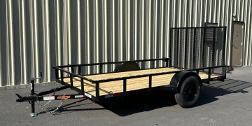 2024-Down-2-Earth-DTE7612FF29-Angle-Series-6’4”x12’-Trailer-Black-PTE5008