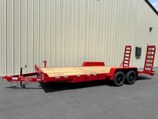 2024-Down-2-Earth-DTE8220ER3.5B-Landscape-Utility-6’8”x20’-Trailer-Red-PTE5011