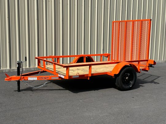 2024-Down-2-Earth-DTE58FF29–Angle-Series-5’x8’-Trailer-Orange-PTE5001