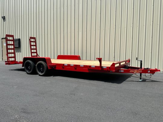 2024-Down-2-Earth-DTE8220ER3.5B-Landscape-Utility-6’8”x20’-Trailer-Red-PTE5011