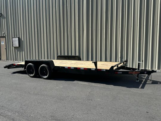 2024-Down-2-Earth-DTE8220WCH3.5B-Car-Hauler-6’8”x20’-Trailer-Black-PTE5014