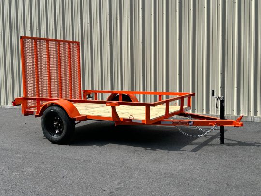 2024-Down-2-Earth-DTE58FF29–Angle-Series-5’x8’-Trailer-Orange-PTE5001