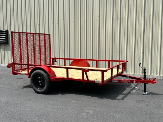 2024-Down-2-Earth-DTE7610FF29-Angle-Series-6’4”x10’-Trailer-Red-PTE5006