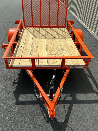 2024-Down-2-Earth-DTE58FF29–Angle-Series-5’x8’-Trailer-Orange-PTE5001