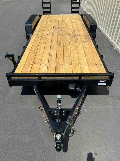 2024-Down-2-Earth-DTE8220ER5.2B-Equipment-Utility-6’8”x20’-Trailer-Black-PTE5012