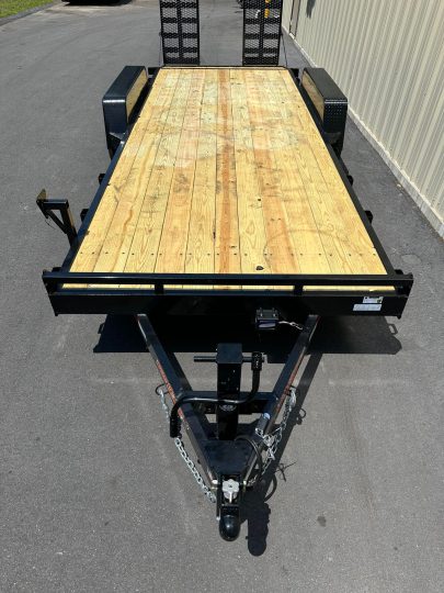 2024-Down-2-Earth-DTE8220ER7B-Equipment-Utility-6’8”x20’-Trailer-Black-PTE5013