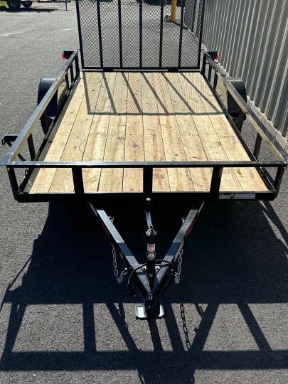 2024-Down-2-Earth-DTE7612FF29-Angle-Series-6’4”x12’-Trailer-Black-PTE5008