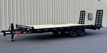 2025-Down-2-Earth-DTE822DO7B–8’5”x22’-Deck-Over-Utility-Equipment-Trailer-Tilt-Black