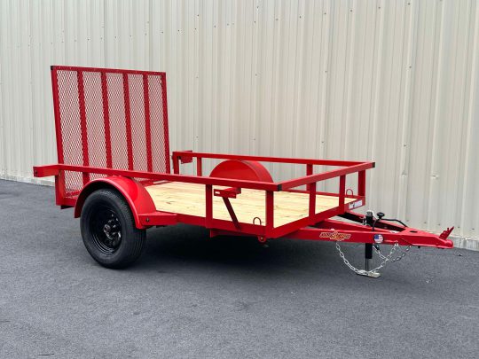 2025-Down-2-Earth-DTE58G29–Tube-Series-5’x8’-Trailer-Red