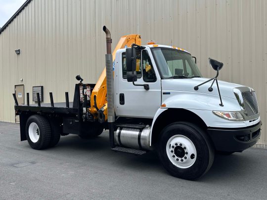 2015-International-4300-Effer-Knuckle-Crane-Boom-Truck-Flatbed