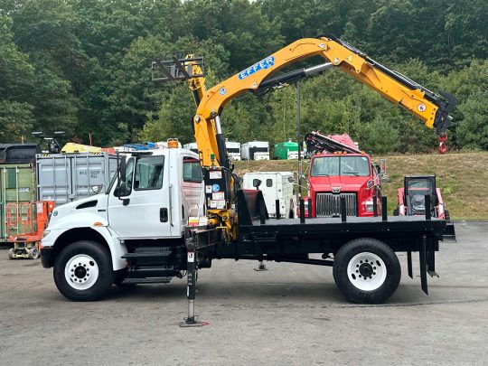 2015-International-4300-Effer-Knuckle-Crane-Boom-Truck-Flatbed