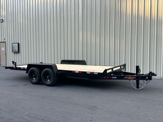 2025-Down-2-Earth-DTE8220GVTW5.2B–Tilt-Car-Hauler-6’8”x20’-Trailer-Black