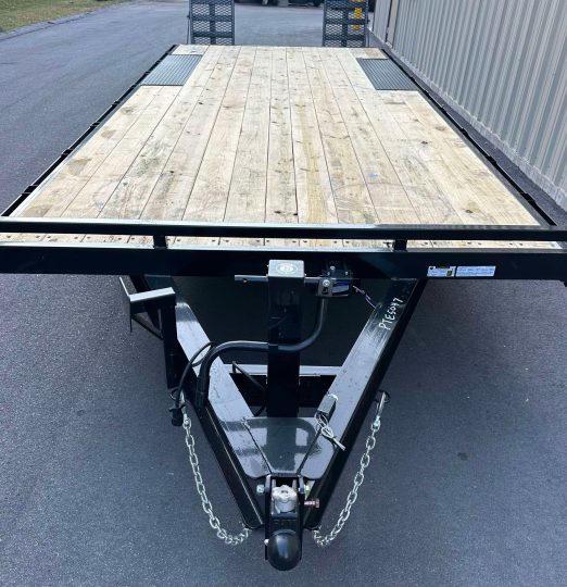 2025-Down-2-Earth-DTE822DO7B–8’5”x22’-Deck-Over-Utility-Equipment-Trailer-Tilt-Black