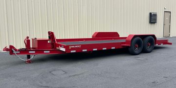 2025-Belmont-SLT8020-14K-Power-Tilt-Equipment-Trailer-(Red)-Tilt-Deck-Trailer-Diamond-C-Big-Tex-Deck-Over-Dump-Trailer