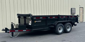 2025-Belmont-DTL8114-14k-Low-Profile-Dump-Trailer-(Black)-Equipment-Trailer-High-Side-Diamond-C-Belmont-Big-Tex-Rice-Iron-Bull