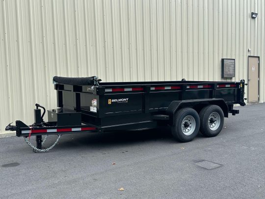 2025-Belmont-DTL8114-14k-Low-Profile-Dump-Trailer-(Black)-Equipment-Trailer-High-Side-Diamond-C-Belmont-Big-Tex-Rice-Iron-Bull