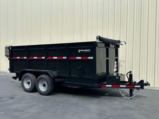 2025-Belmont-DTL8114-14k-Low-Profile-Dump-Trailer-(Black)-Equipment-Trailer-High-Side-Diamond-C-Belmont-Big-Tex-Rice-Iron-Bull