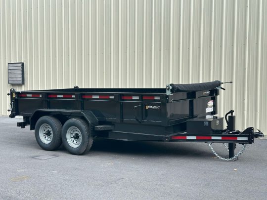 2025-Belmont-DTL8114-14k-Low-Profile-Dump-Trailer-(Black)-Equipment-Trailer-High-Side-Diamond-C-Belmont-Big-Tex-Rice-Iron-Bull