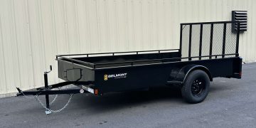 2025-Belmont-UT612SS-Solid-Side-Utility-Trailer-(Black)-Enclose-Sides-Tilt-Deck-Ramp