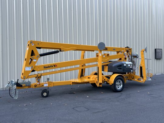 2024-Haulotte-5533A-Tow-Behind-Man-Lift-Cherry-Picker-Boom-Lift-Rental-Tree Work-Diesel-Hybrid-Electric