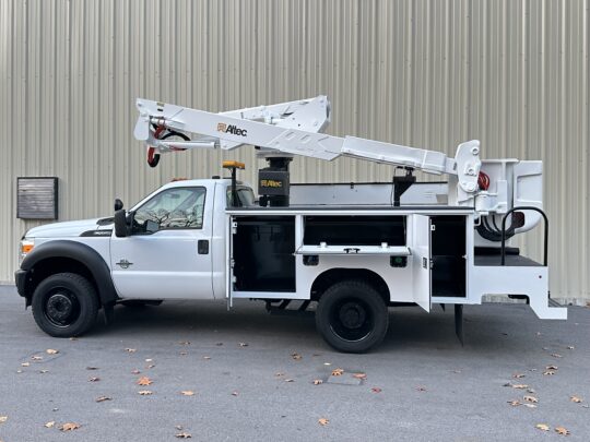 2011-Ford-F550-XL-4x4-Altec-AT37G-Utility-Squirt-Boom-Bucket-Truck-Diesel-Storm-Truck