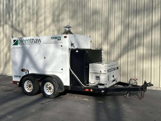 2011-DRYAIR-GREENTHAW-600GTS-GROUND-HEATER W/-GENERATOR-Concrete-Curing-Ground-Thawing-Excavation-Work