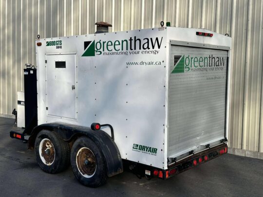 2011-DRYAIR-GREENTHAW-600GTS-GROUND-HEATER W/-GENERATOR-Concrete-Curing-Ground-Thawing-Excavation-Work