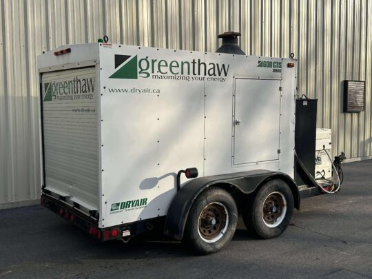 2011-DRYAIR-GREENTHAW-600GTS-GROUND-HEATER W/-GENERATOR-Concrete-Curing-Ground-Thawing-Excavation-Work