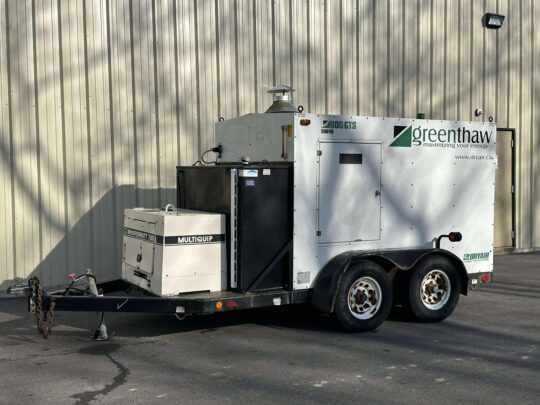 2011-DRYAIR-GREENTHAW-600GTS-GROUND-HEATER W/-GENERATOR-Concrete-Curing-Ground-Thawing-Excavation-Work