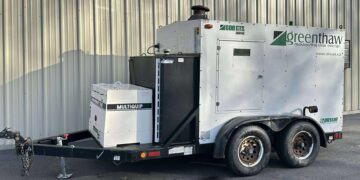 2011-DRYAIR-GREENTHAW-600GTS-GROUND-HEATER W/-GENERATOR-Concrete-Curing-Ground-Thawing-Excavation-Work